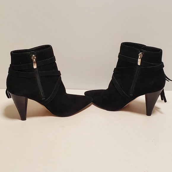 Marc Fisher Womens sz 5.5 M Ankle Boots Pointed Toe Suede Stiletto High Heels - Picture 5 of 10